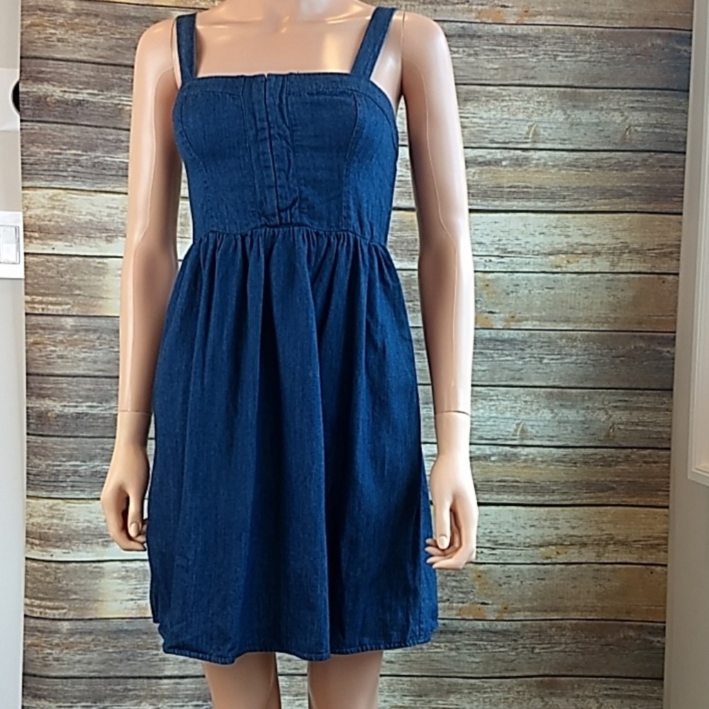 NWT Mossimo Supply Co. Blue Denim Dress